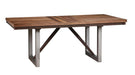 Spring Creek Dining Table with Extension Leaf Natural Walnut - National Warehouse Furniture (Buffalo, NY)