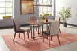 Redbridge Upholstered Side Chairs Grey and Natural Walnut (Set of 2) - National Warehouse Furniture (Buffalo, NY)