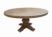 Florence Round Pedestal Dining Table Rustic Smoke - National Warehouse Furniture (Buffalo, NY)