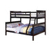 Chapman Full Over Full & Twin Over Full Bunk Bed Black & White - National Warehouse Furniture (Buffalo, NY)