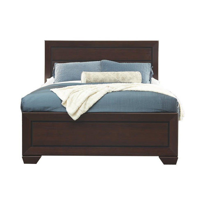 Kauffman California King, Eastren King, & Queen Panel Bed Dark Cocoa - National Warehouse Furniture (Buffalo, NY)