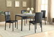 Garza Rectangular Dining Table Black - National Warehouse Furniture (Buffalo, NY)
