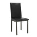 Garza Upholstered Dining Chairs Black (Set of 2) - National Warehouse Furniture (Buffalo, NY)