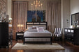 Barzini Queen Upholstered Bed Black and Grey - National Warehouse Furniture (Buffalo, NY)
