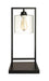 Shoto Glass Shade Table Lamp Black - National Warehouse Furniture (Buffalo, NY)