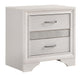 Miranda 2-drawer Nightstand Tray White - National Warehouse Furniture (Buffalo, NY)