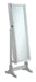 Elle Jewelry Cheval Mirror with Crytal Trim Silver - National Warehouse Furniture (Buffalo, NY)