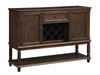 Parkins Server with Lower Shelf Rustic Espresso - National Warehouse Furniture (Buffalo, NY)
