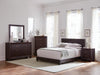 Dorian Upholstered California King Bed Brown - National Warehouse Furniture (Buffalo, NY)