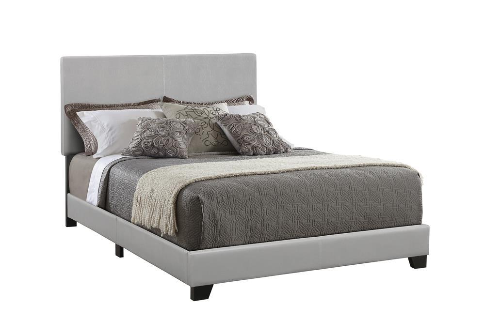 Dorian Upholstered California King, E.King, & Queen Bed Black, Brown, & Grey - National Warehouse Furniture (Buffalo, NY)
