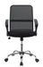 Gerta Office Chair with Mesh Backrest Black and Chrome - National Warehouse Furniture (Buffalo, NY)