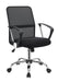 Gerta Office Chair with Mesh Backrest Black and Chrome - National Warehouse Furniture (Buffalo, NY)
