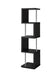 Baxter 4-shelf Bookcase Black and Chrome - National Warehouse Furniture (Buffalo, NY)