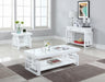 Schmitt Rectangular Coffee Table High Glossy White - National Warehouse Furniture (Buffalo, NY)