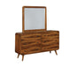 Robyn 6-drawer Dresser Dark Walnut - National Warehouse Furniture (Buffalo, NY)