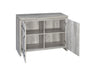 Enoch 2-door Accent Cabinet Grey Driftwood - National Warehouse Furniture (Buffalo, NY)
