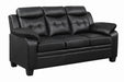 Finley Tufted Upholstered Sofa Black - National Warehouse Furniture (Buffalo, NY)