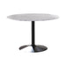 Bartole Round Dining Table White and Matte Black - National Warehouse Furniture (Buffalo, NY)