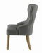 Baney Tufted Upholstered Dining Chair Grey - National Warehouse Furniture (Buffalo, NY)