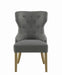 Baney Tufted Upholstered Dining Chair Grey - National Warehouse Furniture (Buffalo, NY)