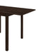 Kelso Rectangular Dining Table with Drop Leaf Cappuccino - National Warehouse Furniture (Buffalo, NY)