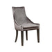 Phelps Upholstered Demi Wing Chairs Grey (Set of 2) - National Warehouse Furniture (Buffalo, NY)