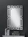 Jackie Interlocking Wall Mirror with Iridescent Panels and Beads Silver - National Warehouse Furniture (Buffalo, NY)