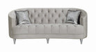 Avonlea Sloped Arm Tufted Sofa Grey - National Warehouse Furniture (Buffalo, NY)