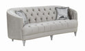 Avonlea Sloped Arm Tufted Sofa Grey - National Warehouse Furniture (Buffalo, NY)