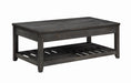 Cliffview Lift Top Coffee Table with Storage Cavities Grey - National Warehouse Furniture (Buffalo, NY)