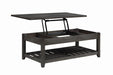Cliffview Lift Top Coffee Table with Storage Cavities Grey - National Warehouse Furniture (Buffalo, NY)