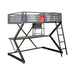 Parkview Full Workstation Loft Bed Black - National Warehouse Furniture (Buffalo, NY)