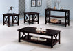Rachelle 3-piece Occasional Table Set Deep Merlot - National Warehouse Furniture (Buffalo, NY)