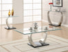 Pruitt Rectangular Sofa Table Satin - National Warehouse Furniture (Buffalo, NY)