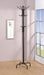 Collier 12-hook Coat Rack Black - National Warehouse Furniture (Buffalo, NY)