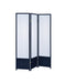 Calix 3-panel Folding Floor Screen Translucent and Black - National Warehouse Furniture (Buffalo, NY)