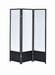 Calix 3-panel Folding Floor Screen Translucent and Black - National Warehouse Furniture (Buffalo, NY)
