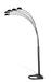 Kayd 5-light Floor Lamp Satin Black - National Warehouse Furniture (Buffalo, NY)