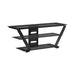 Donlyn 2-tier TV Console Black - National Warehouse Furniture (Buffalo, NY)