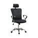 Stark Mesh Back Office Chair Black and Chrome - National Warehouse Furniture (Buffalo, NY)