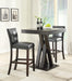 Freda Double X-shaped Base Square Bar Table Cappuccino - National Warehouse Furniture (Buffalo, NY)