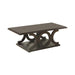 Shelly C-shaped Base Coffee Table Cappuccino - National Warehouse Furniture (Buffalo, NY)