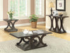 Shelly C-shaped Base Coffee Table Cappuccino - National Warehouse Furniture (Buffalo, NY)