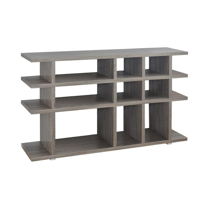 Santos 3-tier Bookcase Weathered Grey - National Warehouse Furniture (Buffalo, NY)