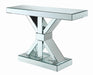 Lurlynn X-shaped Base Console Table Clear Mirror - National Warehouse Furniture (Buffalo, NY)