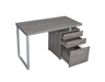 Brennan 3-drawer Office Desk Weathered Grey - National Warehouse Furniture (Buffalo, NY)