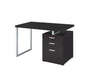 Brennan 3-drawer Office Desk Cappuccino - National Warehouse Furniture (Buffalo, NY)