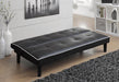 Katrina Tufted Upholstered Sofa Bed Black - National Warehouse Furniture (Buffalo, NY)