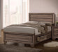 Kauffman California King, E.king, & Queen Panel Bed Washed Taupe - National Warehouse Furniture (Buffalo, NY)