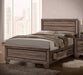 Kauffman California King, E.king, & Queen Panel Bed Washed Taupe - National Warehouse Furniture (Buffalo, NY)